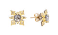 Armenta Grey Diamonds Crivelli 18kt Gold Stud Earrings