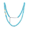 Armenta Artifact Agate and Turquoise Beaded Necklace