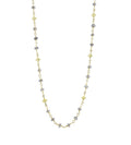 Armenta Labradorite with Crivelli Link 32" 18kt Gold Necklace
