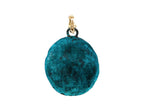 Artifact Teal Patina With Grey And White Diamonds Enhancer