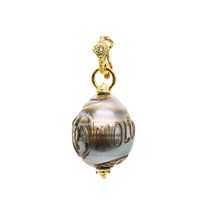 Armenta Champagne Diamond & Tahitian Pearl Enhancer