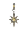 Armenta Silver Star Artifact Enhancer with Champagne Diamonds