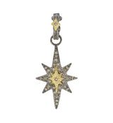 Armenta Silver Star Artifact Enhancer with Champagne Diamonds