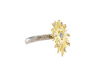 Starburst Heart Statement Ring