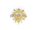 Armenta Starburst Heart Statement Ring