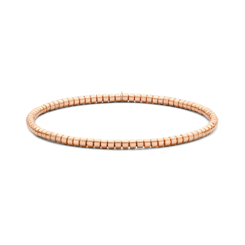 Hulchi Belluni "Tresore" Stretch Men's Bracelet in 18kt Rose Gold
