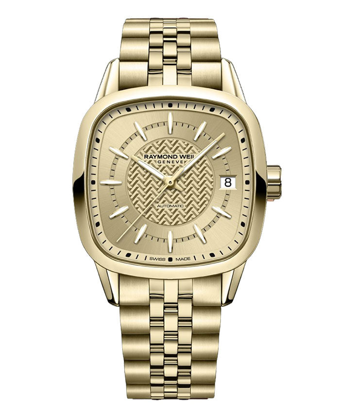 Raymond Weil "Freelancer" Automatic Stainless Steel Yellow Gold PVD Watch