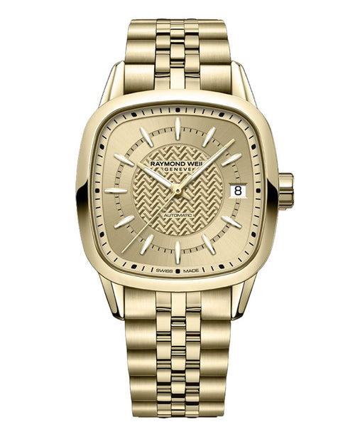 Raymond Weil "Freelancer" Automatic Stainless Steel Yellow Gold PVD Watch