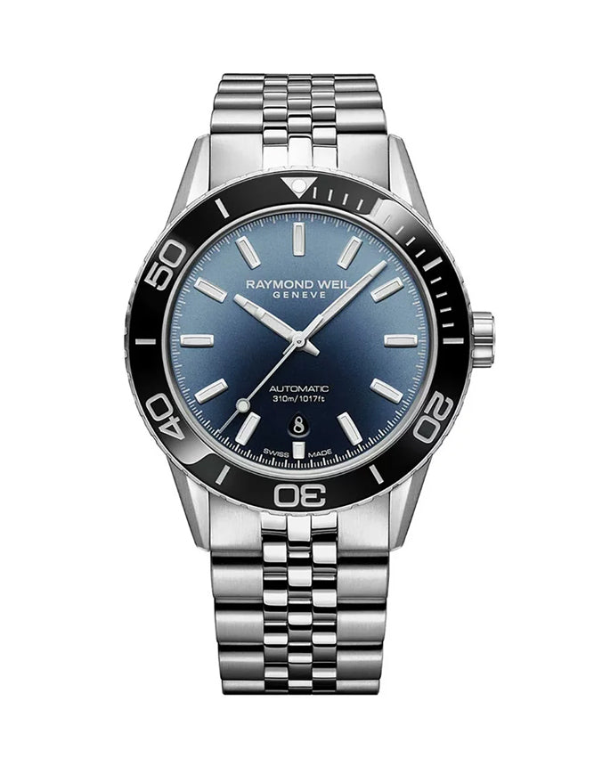 Raymond Weil "Freelancer" Men's Geneva Limited Edition Blue Automatic Watch, 42.5mm