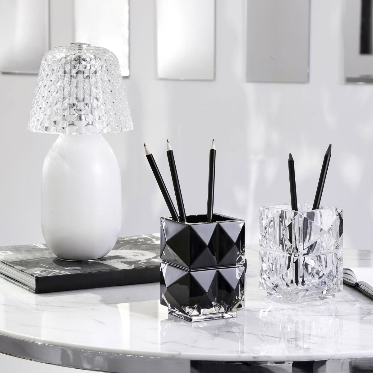 Louxor Clear Pencil Holder