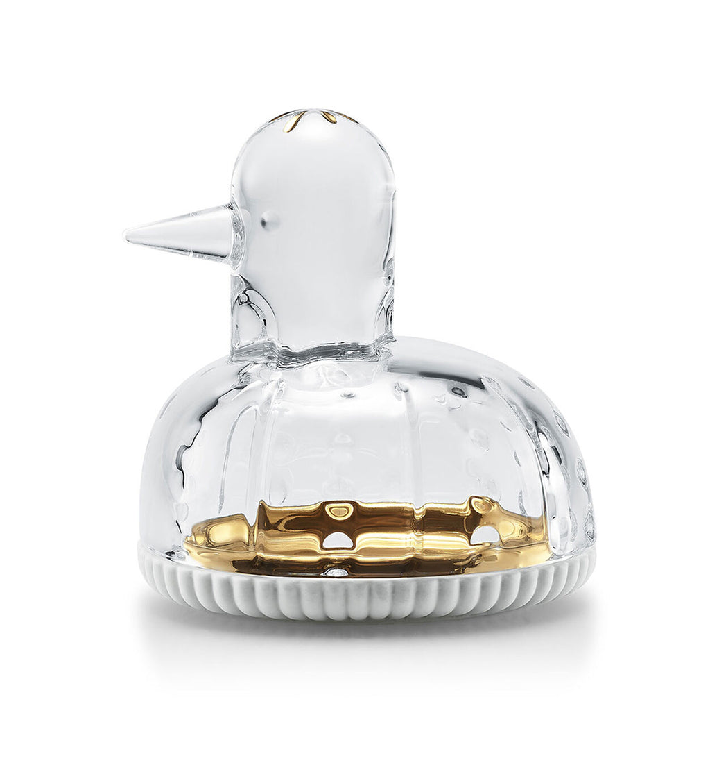 Baccarat Zoo Duck Jewelry Box - Clear