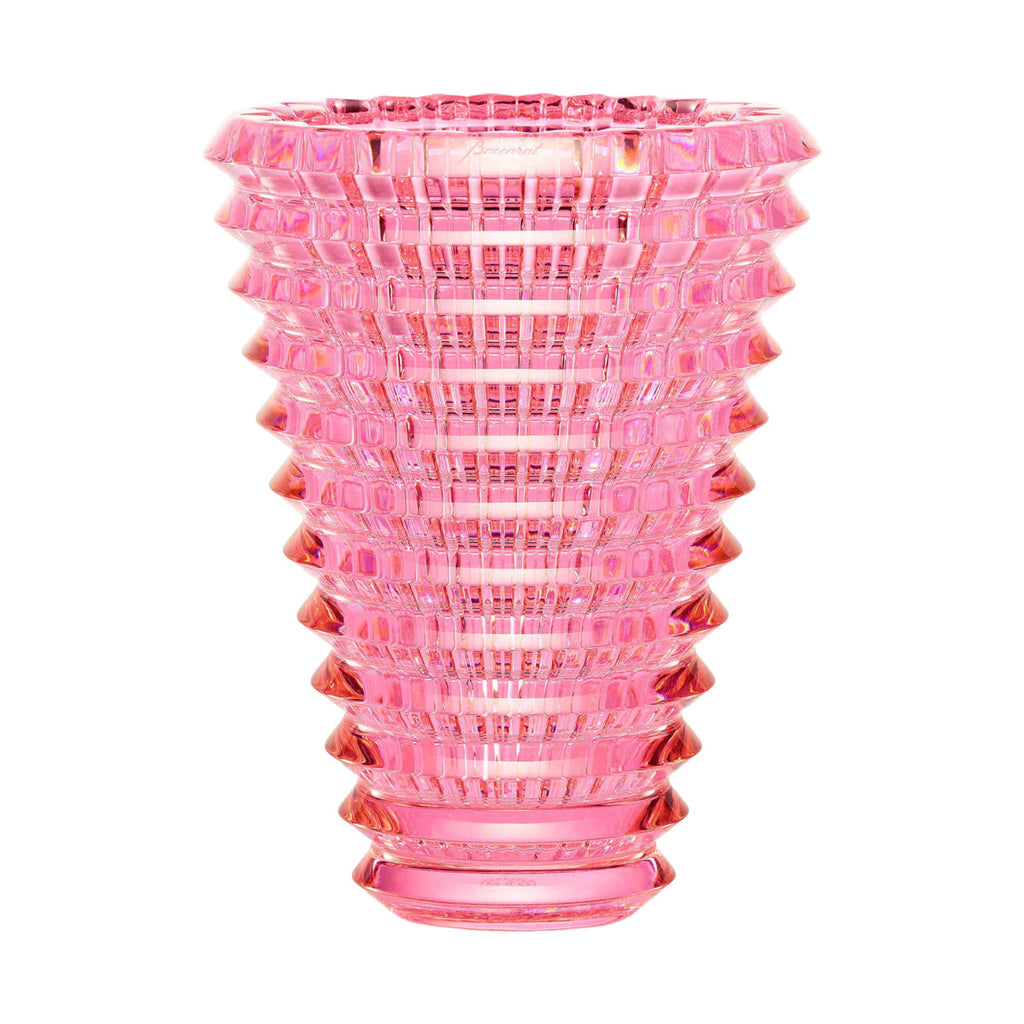 Baccarat Eye Oval Pink Vase S