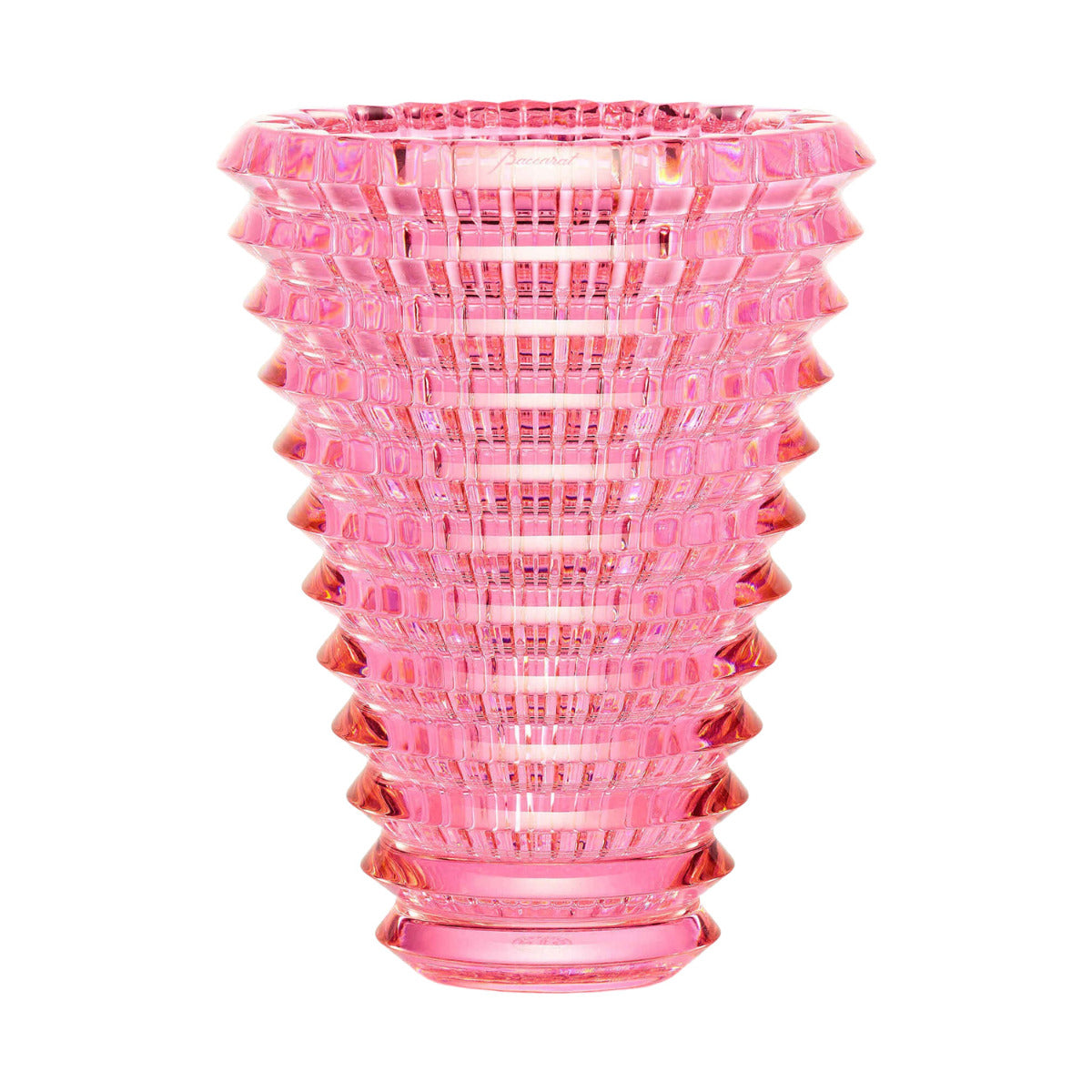 Baccarat Eye Oval Pink Vase S