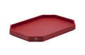 Baccarat Octogone Tray S - Red