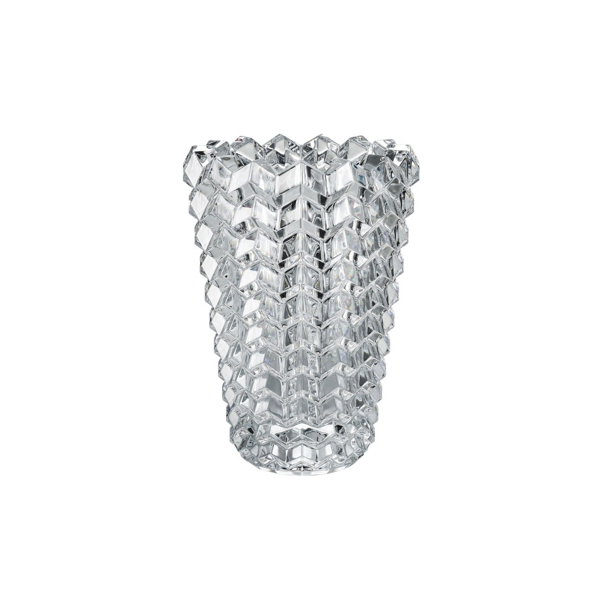 Baccarat Crystal Zig Zag Vase