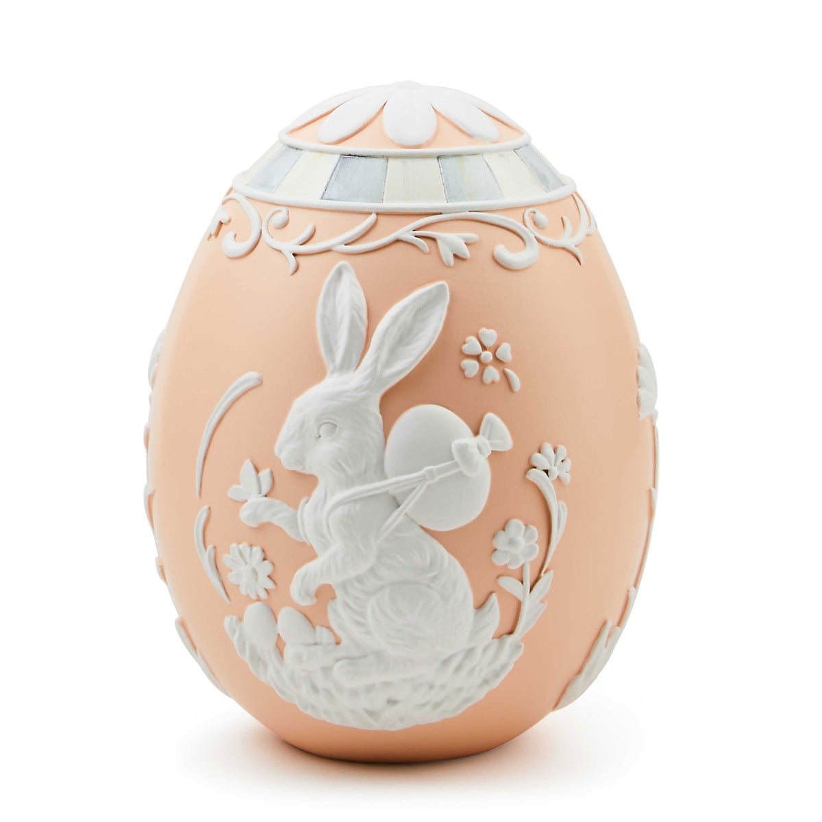 MacKenzie-Childs Cameo Small Pale Peach Egg