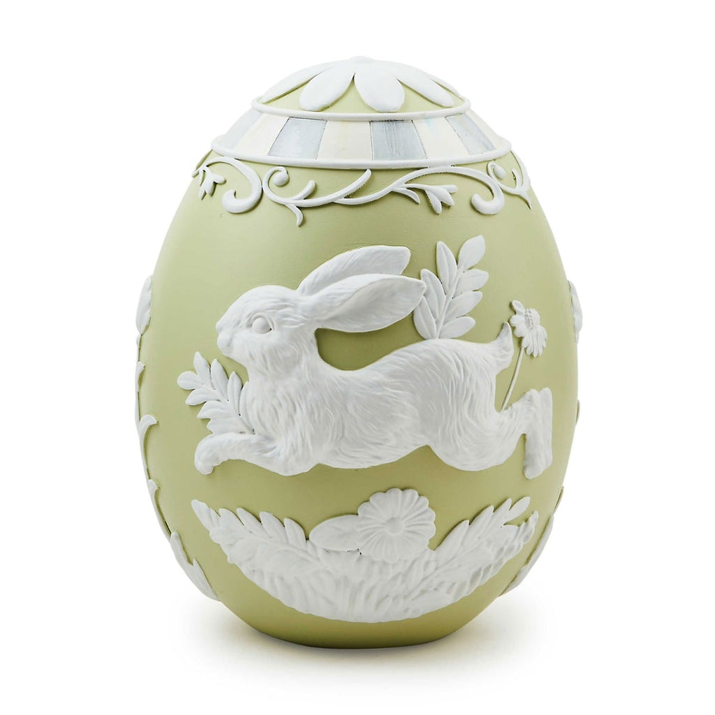 MacKenzie-Childs Cameo Medium Pale Green Egg