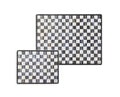 MacKenzie-Childs Courtly Check Glass Cutting Board, Set of 2