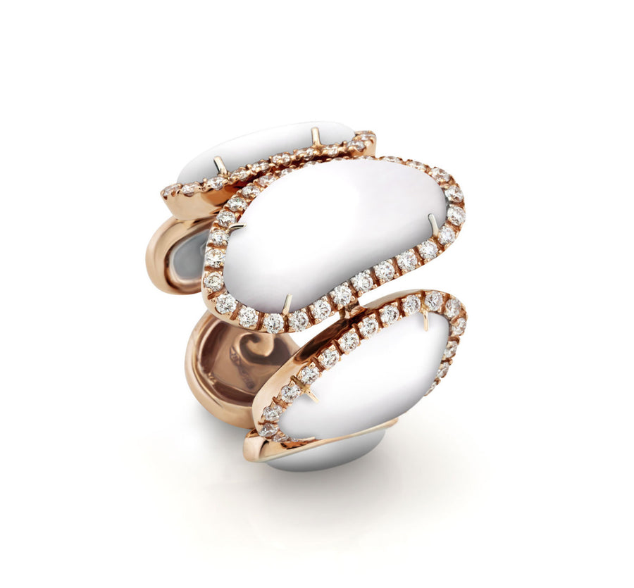 Chantecler Capri "Enchanté" Diamond & Kogolong Ring