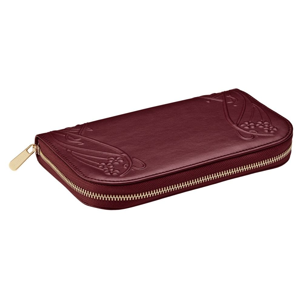 X LIBERTY Ianthe Travel Jewelry Portfolio - Burgundy