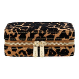 Savanna Leopard Print Jewelry Zip Case