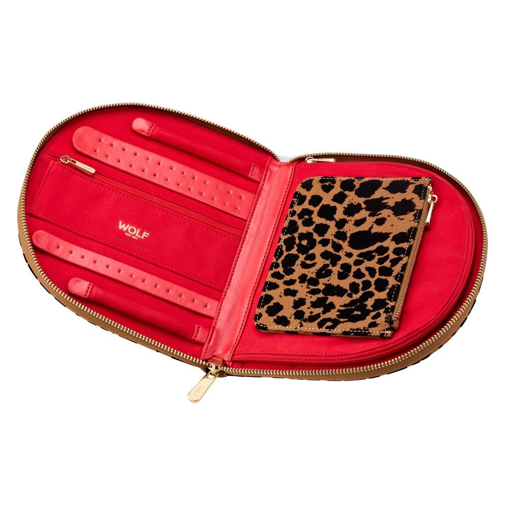 Savanna Leopard Print Jewelry Portfolio