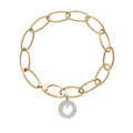 Chantecler Capri Diamond Charm Bracelet in 18kt Yellow Gold
