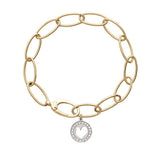 Chantecler Capri Diamond Charm Bracelet in 18kt Yellow Gold