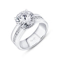 Louis Anthony Jewelers "Alexandria" Diamond Engagement Ring in 18K White Gold