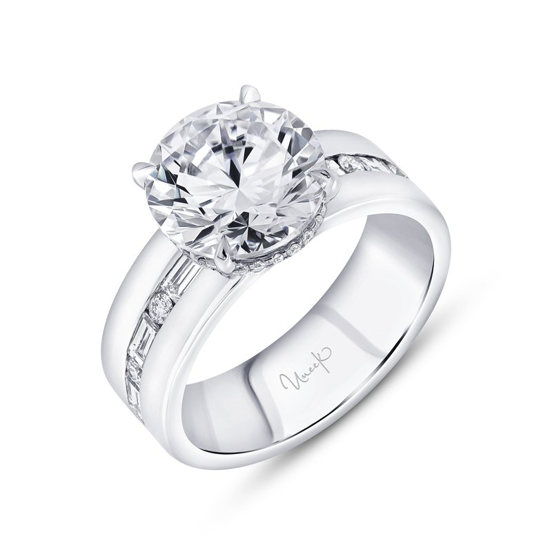 Louis Anthony Jewelers "Alexandria" Diamond Engagement Ring in 18K White Gold
