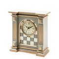 MacKenzie-Childs Sterling Check Mantel Clock