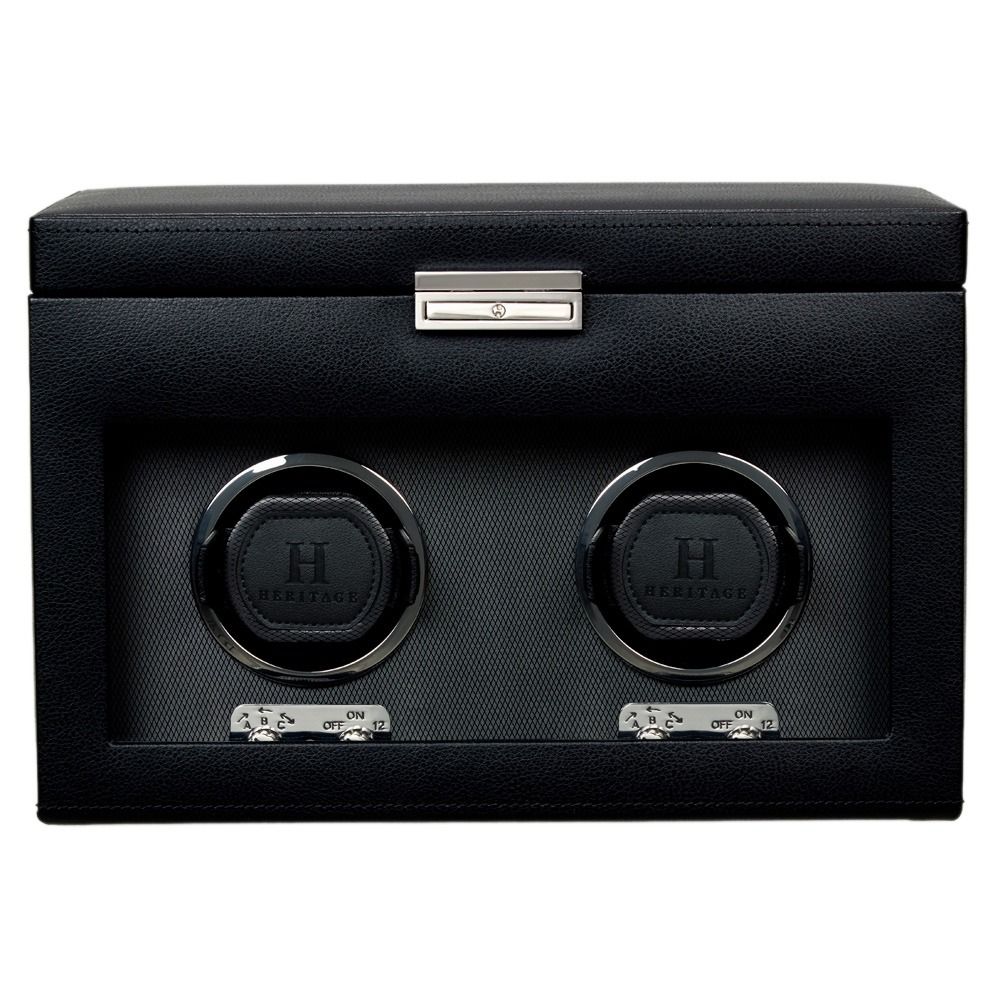 Oxford Double Watch Winder with Storage