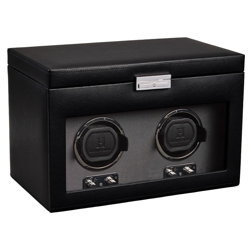 Oxford Double Watch Winder with Storage