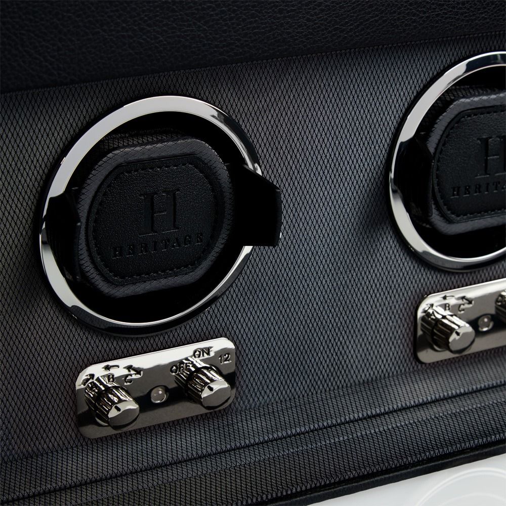 Oxford Double Watch Winder with Storage