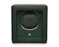 Wolf 1834 Cub Green Single Watch Winder With Cover