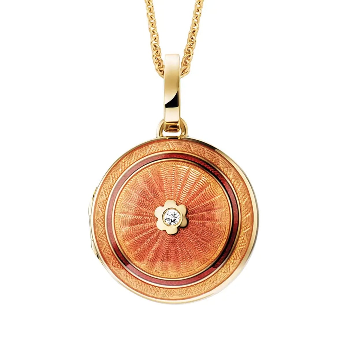 Victor Mayer Hallmark Diamond Round Locket