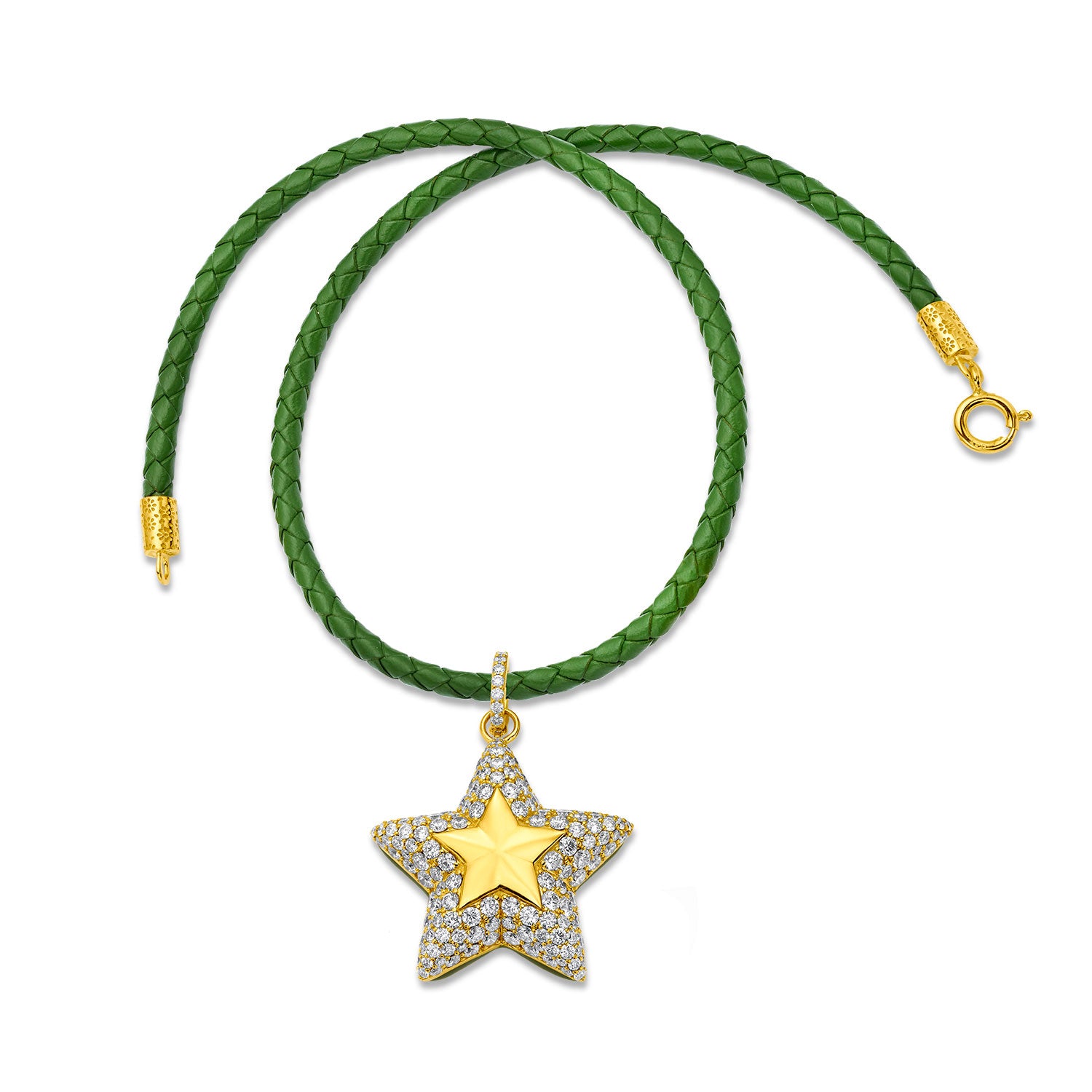 Buddha Mama 20kt Yellow Gold Army Green 16
