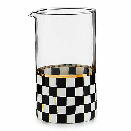 MacKenzie-Childs Courtly Check Mixing Glass