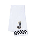 MacKenzie-Childs Monogram "J" Check Hand Towel