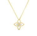 Roberto Coin "Principessa" Small Diamond Flower Necklace
