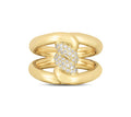 "Cialoma" 18kt Yellow Gold Diamond Knot Ring