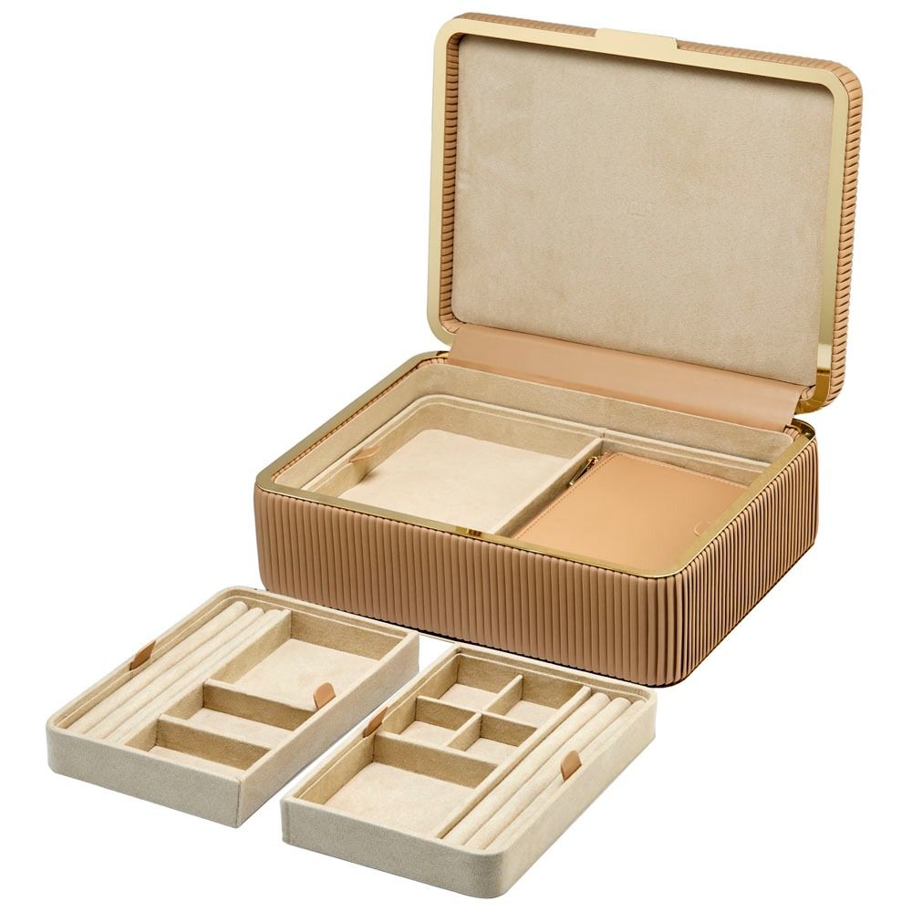 Bella Medium Jewelry Mocha Box