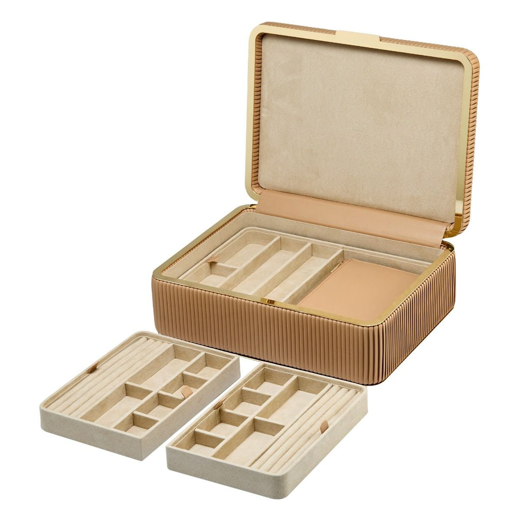 Bella Large Jewelry Mocha Box