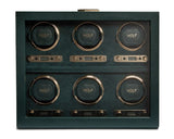 Wolf 1834 British Racing Green 6 Module Watch Winder