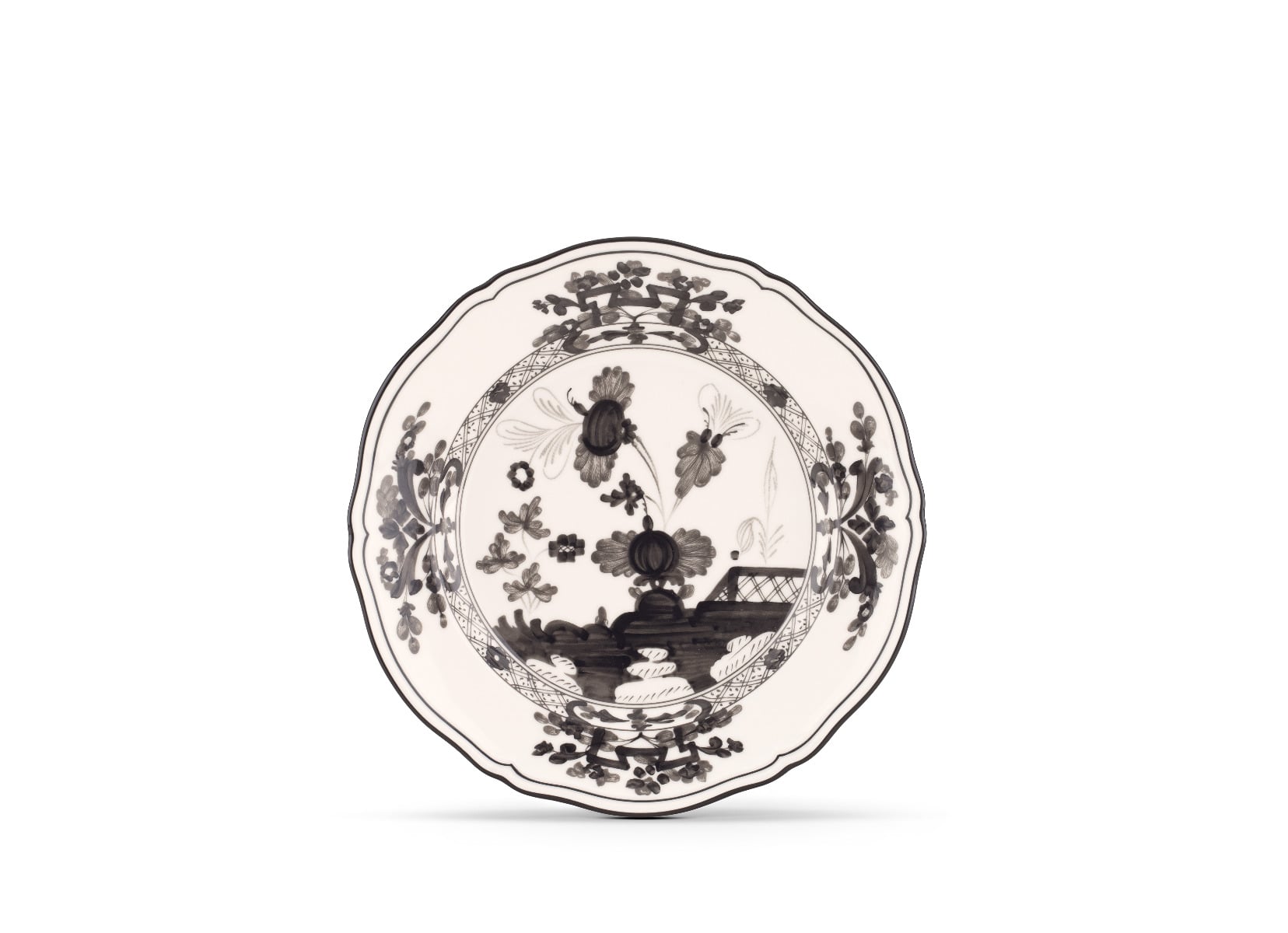 Richard Ginori 1735 "Oriente Italiano" White Albus Dessert Plate
