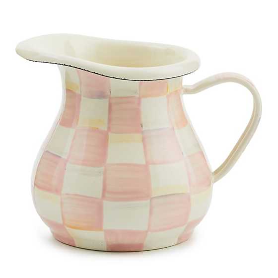MacKenzie-Childs Rosy Check Creamer