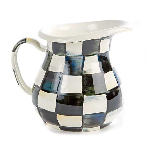 MacKenzie-Childs Courtly Check Creamer