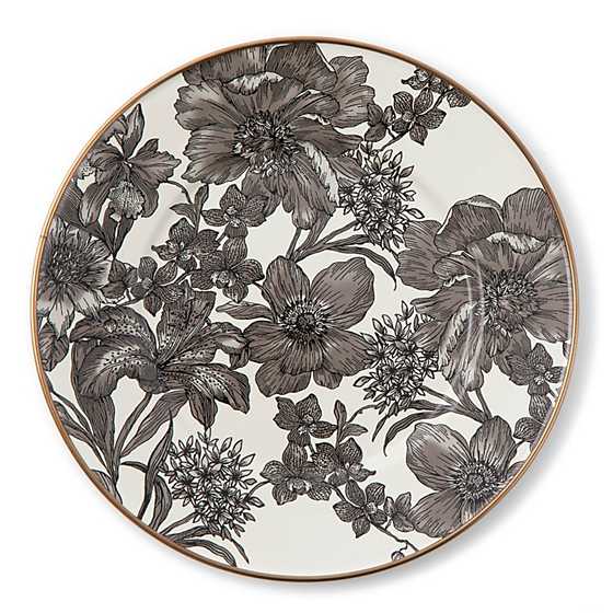 MacKenzie-Childs Sterling English Garden Enamel Salad/Dessert Plate