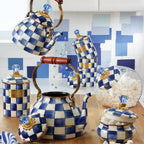 Royal Check Tea Kettle -  2 Quart