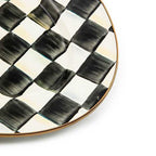 Courtly Check Small Oval Platter